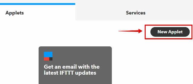 『 【完全図解】ifttt使い方とgoogle_sheetの連携 』 ..新しいアプレットをクリックします。..