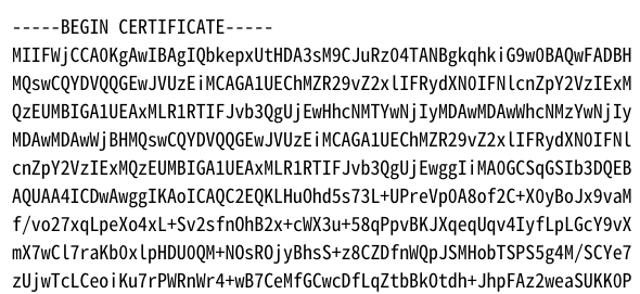 title :『 【esp32】chromeでルート証明書をダウンロード 』画像説明文 :このルート証明書をダウンロードして証明書の中を見てみることにします。ダウンロードしたファイルを開くと暗号化された ca 証明書を見ることが出来ます。